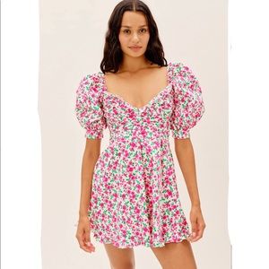 For Love & Lemons Petal Mini Dress
